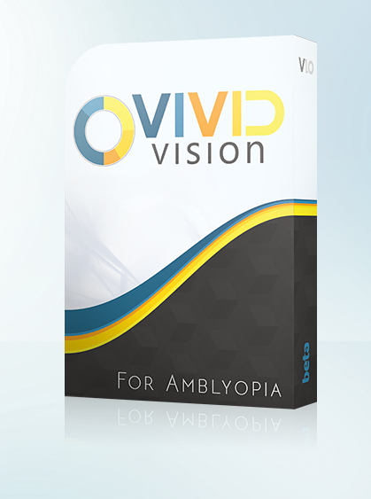 The Vivid Vision for Amblyopia software box.