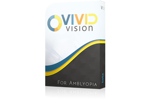 The Vivid Vision for Amblyopia software box.