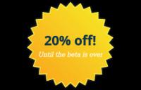 20 Percent Off - 20 percent off discount badge