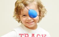 child wearing medical eye patch - eye patch medical eye patch lazy eye amblyopia strabismus patching vision therapy